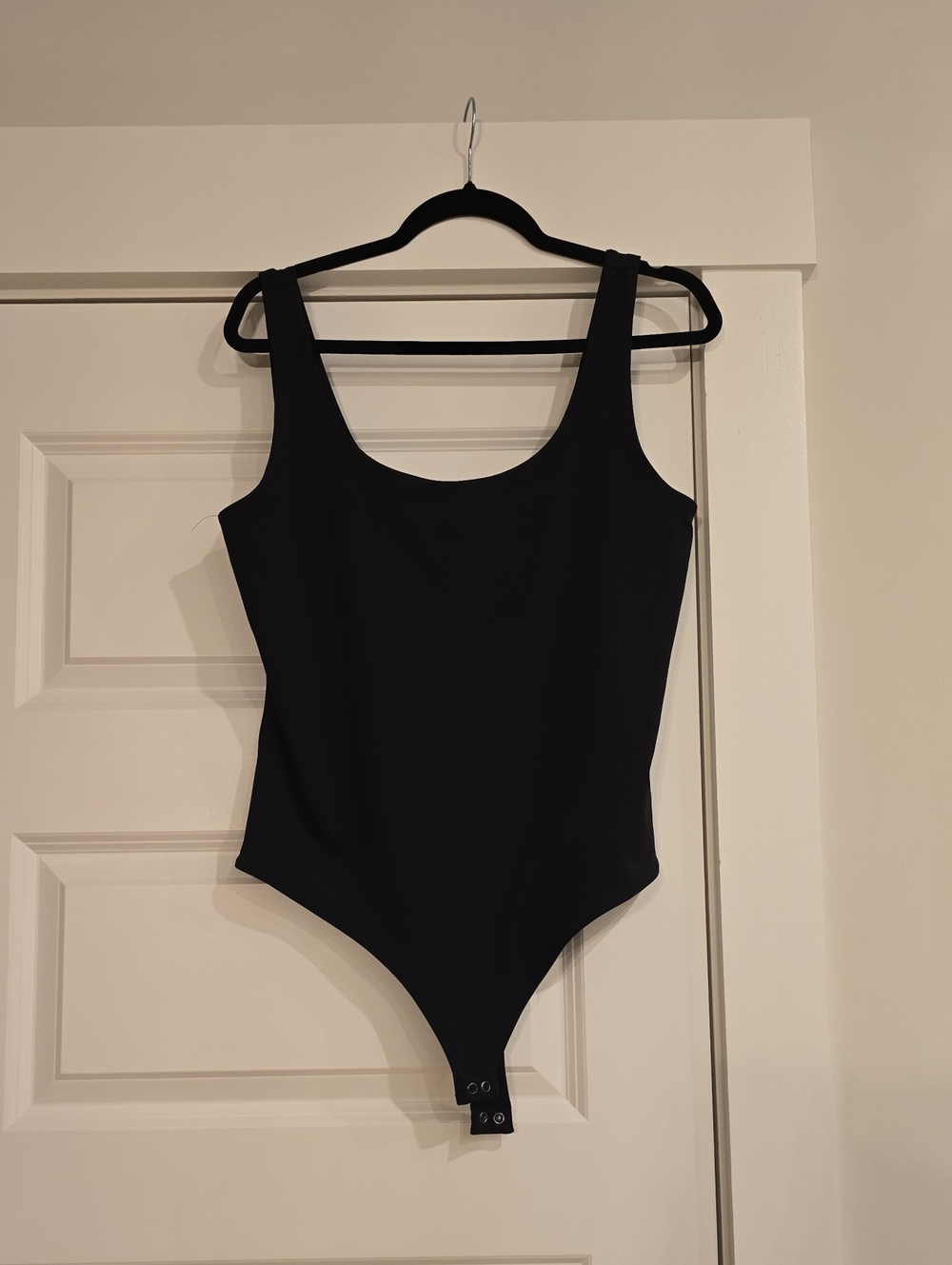 Express Black Scoop-Neck Bodysuit